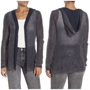 Elan hooded cardigan size small